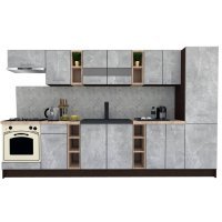 Bucatarie MARINA NEW 330 A Wenge / Decor 4298